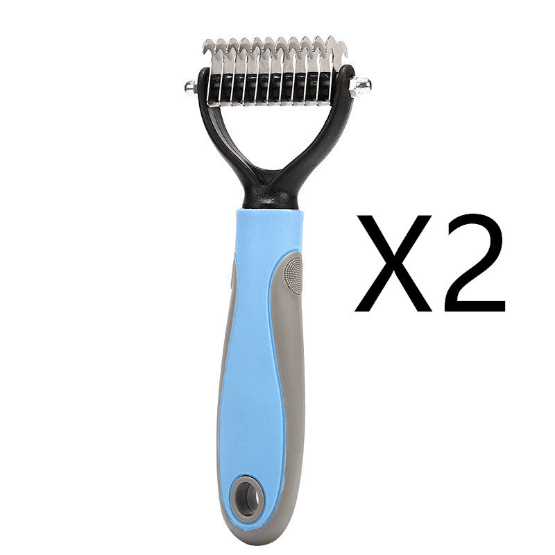 Stainless Double-sided Hair Removal Comb