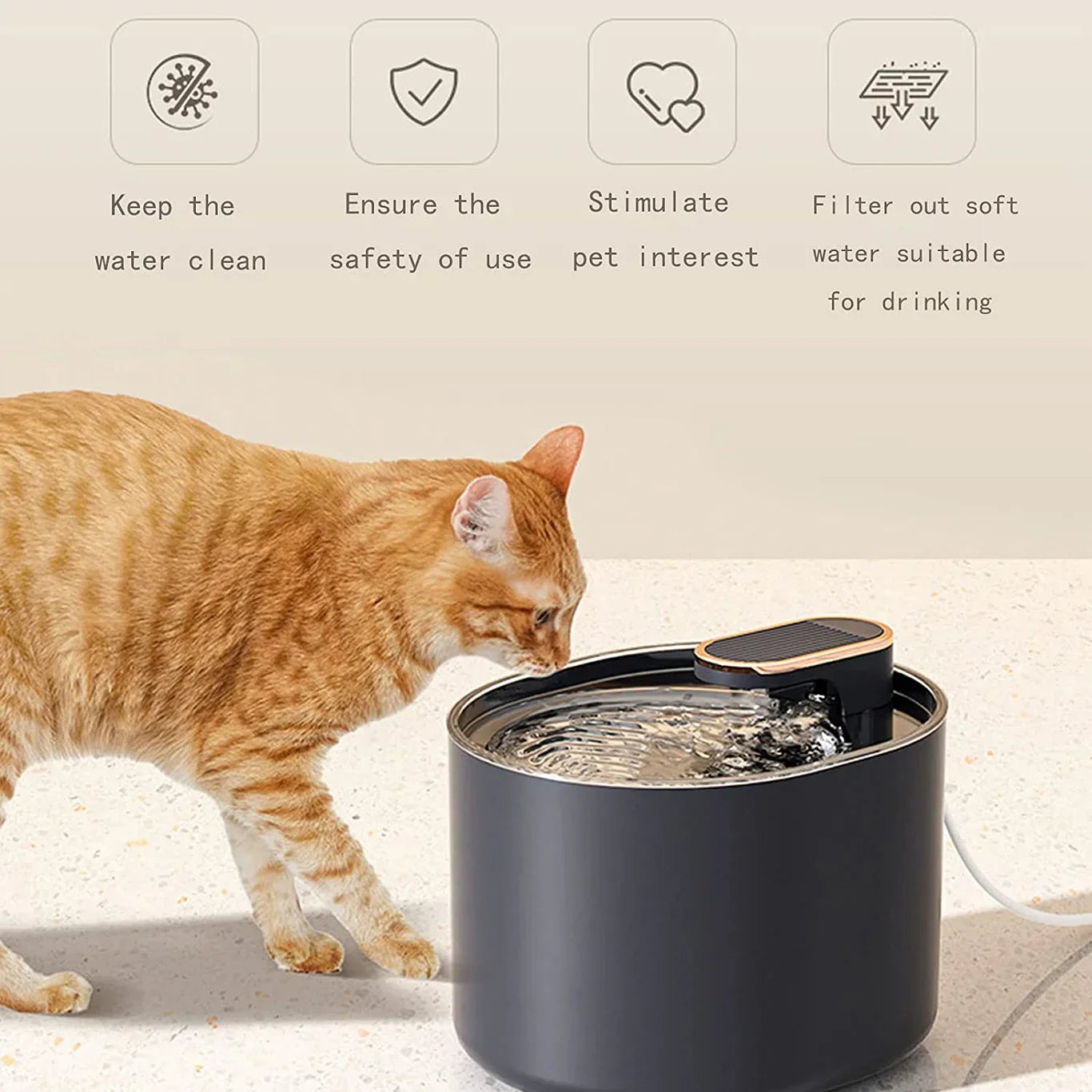 PetsLoveStory® Water Fountain